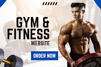 design health and fitness, fitness website, gym website, personal trainer
