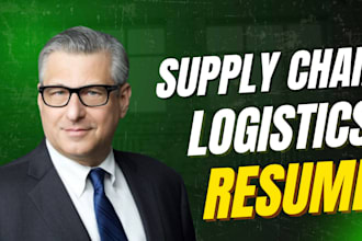 write a winning supply chain or logistics resume