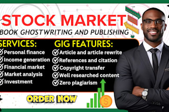 ghostwrite stock market book and ebook, crypto, finance, investment psychology