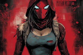 draw and colour your line art, comic books,  illustrations
