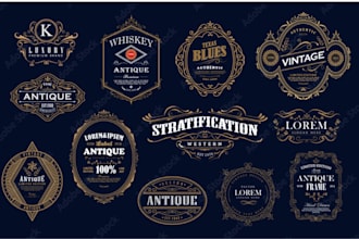 do vintage , retro , classic , hipster badge , outdoor or business logo design