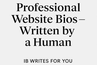 rewrite your about me or website bio to sound confident
