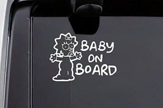 design custom car stickers for windows and bumpers, waterproof and unique