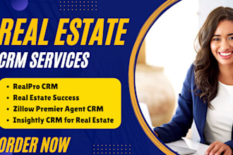 set up real estate success realpro CRM insightly CRM for real estate CRM setup