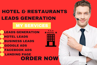 create worldwide hotels and restaurants leads and tourism leads
