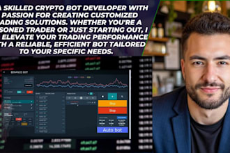 build crypto trading bot, arbitrage bot, trading bot, forex bot hft trading bot