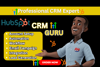 setup workflow automation, lead generation, list segmentation on hubspot