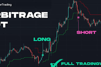 set up profit making trading bot, crypto arbitrage bot, high frequency bot