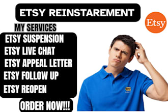 reinstatement etsy suspension and etsy reopen with etsy appeal letter etsy live