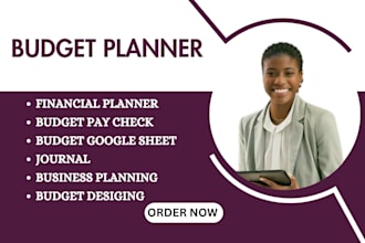 create financial budget planner budget in ms excel or google sheet