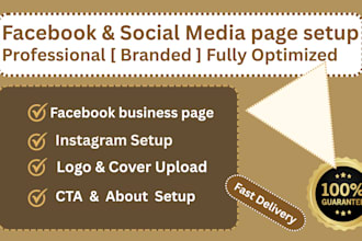 do facebook business page create and setup, social media page setup and account