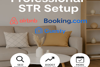 setup your property listing on guesty booking com airbnb vrbo
