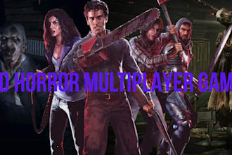 develop a dark 3d horror multiplayer video game in unreal engine