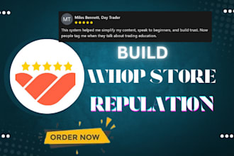 build a strong whop store reputation, boost trust, credibility