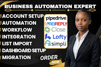 setup pipedrive data migration lofty crm automation resimpli rei reply close io