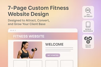 build a custom fitness website for female trainers coaches and gyms