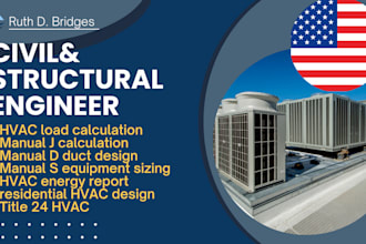 manual j d s hvac load calculation duct design ca wa energy code report