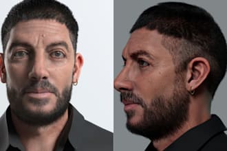 ultra realistic 3d metahuman character, digital human, ue4, ue5 for film, game