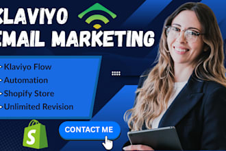 set up converting klaviyo automated email flows mailchimp newsletter template