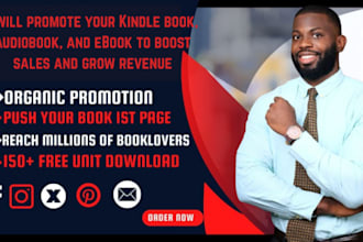 do kindle book promotion to grow your revenue,  audiobook and ebook marketing