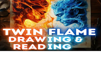 do psychic twinflame drawing and reading  future husband soulmate