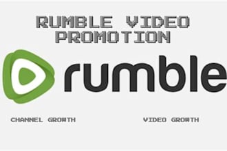 do organic promotion for your rumble video to real audience