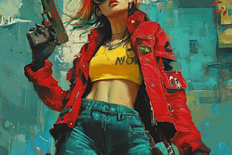 draw comic book illustration and comic art