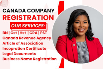 incorporate canada company registration for residents and foreigners with cra