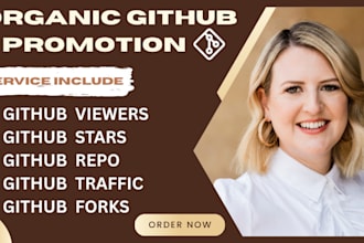 do github organic promotion to increase followers and viewers