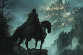 do book cover design, fantasy book cover illustration