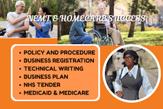 do nemt business plan, medicare credentialing, PPC, license, sops, branding