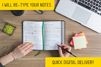 rewrite your notes in an effective, clean way