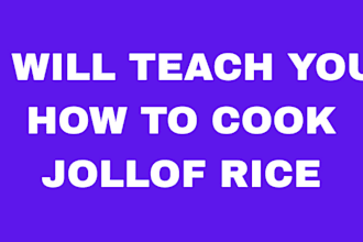 teach you how to cook jollof rice