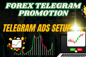 raise 700k forex traders, run telegram ads, telegram promotion 100x token sales