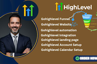gohighlevel website, funnel for agencies, educational webinar funnel