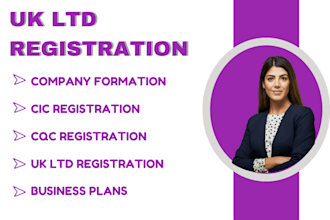 uk ltd registration, company formation, vat, cic, cqc registration