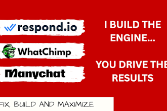 respond io expert ai agent automation respond io workflow manychat, whatchimp