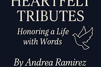write a heartfelt tribute or memorial for your loved one