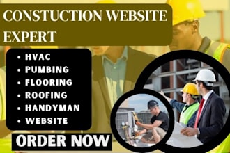 do hvac plumbing flooring roofing handyman interior design construction website
