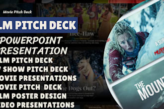 design movie pitchdeck movie presentation TV series powerpoint film pitchdeck