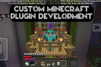 code custom minecraft plugin for paper mc, spigot, bukkit, bedrock, smp server