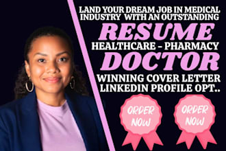 write professional healthcare resume for surgeon doctor pharmacist and rn resume