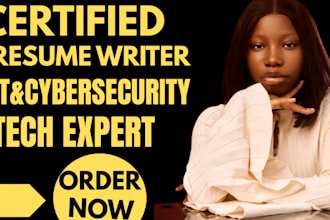 write you executive  resume for IT, cybersecurity, software engineer, tech sales