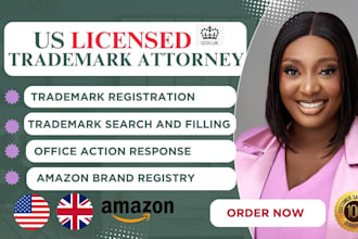 us licensed trademark attorney trademark registration USA amazon brand  uspto