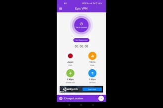 creat new vpn app  from flutter