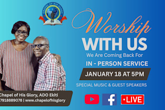 design eye catching church, event and football flyers in 8 hours or less