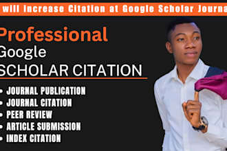 increase citation at google scholar journal and research gate