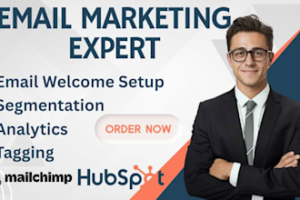 do welcome email setup tagging segmentation analytics CPA firms on mailchimp