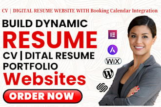 build creative ats resume website professional CV portfolio website