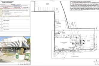 draw floor plan, photometric, electrical, site plan, grading plan, city permit